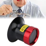 🔍 high-powered watchmakers inspection loupe magnifier - 20x magnification with metal frame and sapphire jeweler's eye loupe logo