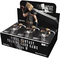 square enix squffop4 final fantasy opus 4 trading cards booster box: 36 packets multicoloured! логотип