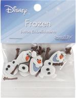 ❄️ dress it up 7750 disney frozen button embellishments: the perfect addition to your frozen-themed crafts! logo