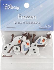 img 2 attached to ❄️ Dress it Up 7750 Disney Frozen Button Embellishments: The Perfect Addition to Your Frozen-themed Crafts!
