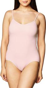 img 2 attached to 👗 Capezio Women's V-Neck Camisole Leo Bodysuit