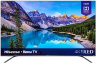 📺 hisense 65r8f 65-inch class r8 series 4k uled roku smart tv with dolby vision, atmos, alexa compatibility, and voice remote - 2020 model logo