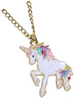 rainbow unicorn necklace pendant jewelry - perfect gifts for girls, best friends, and granddaughters - ideal for christmas, birthdays - high-quality alloy metal logo