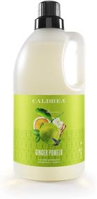 img 4 attached to 🍋 Caldrea Ginger Pomelo Liquid Laundry Detergent, Suitable for all Fabrics & Temperatures, 64 oz (Packaging May Vary)