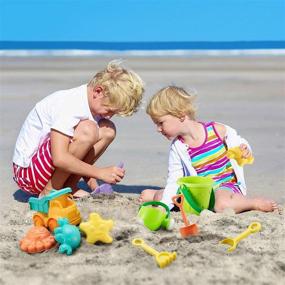 img 3 attached to 🏖️ Endless Fun Guaranteed: Beach Sand Toys for Kids with Watering Feature