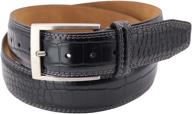 exquisite greg norman crocodile print leather: elegant style and unmatched quality logo