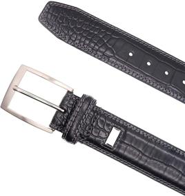 img 1 attached to Exquisite Greg Norman Crocodile Print Leather: Elegant Style and Unmatched Quality