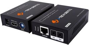 img 3 attached to 🔌 Расширитель HDMI от J-Tech Digital: Одиночное соединение Cat 5E/6/7, два пульта ДУ и поддержка EDID на расстояние до 200 футов