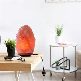 img 2 attached to 🌟 Himalayan Glow 1004 Hand Carved Natural Himalayan Salt Lamp, 15-20 lbs, Orange/Amber - Improve Visibility and SEO