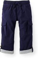 stylish and durable: hope henry pull cargo pants for boys logo