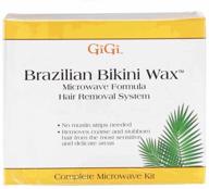 gigi brazilian hair removal kit - microwave formula for bikini waxing at home logo