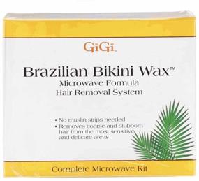 img 4 attached to GiGi Brazilian Hair Removal Kit - Microwave Formula for Bikini Waxing at Home