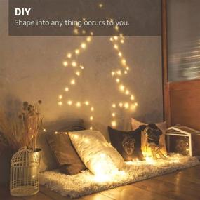 img 1 attached to ✨ Solar Powered Goodia Fairy Lights - 120 LEDs Waterproof Copper Wire Lights for DIY Wedding, Party, Table Decorations - Warm White Ambiance Lighting