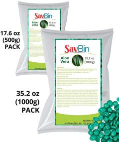 img 3 attached to 🌿 SAVBIN Aloe Vera Hard Wax Beans - 1000g (2.2 lbs)