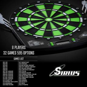 img 2 attached to Compact Target Electronic Dartboard - Fat Cat Sirius 13.5 Inch