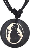 mandala crafts howling synthetic necklace logo