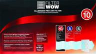 enhanced electrostatic filterwow air filter, size 20x20x1 logo