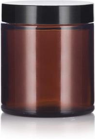 img 2 attached to 🏺 Amber Glass Straight-Sided Storage Jar