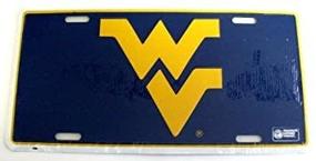img 4 attached to Virginia Mountaineers Embossed Aluminum License