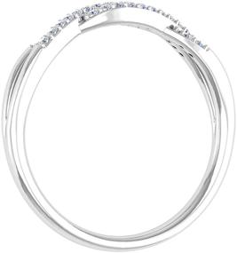 img 3 attached to Carat Diamond Ladies Stackable Anniversary