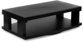 img 4 attached to 📺 Aleratec Heavy Duty Swivel Stand: 2-Tier Entertainment Center for Flat LCD/LED TVs