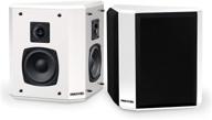 fluance elite high definition 2-way bipolar surround speakers for wide dispersion surround sound in home theater systems - white/pair (sxbp2wh) logo