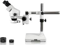 🔬 vision scientific vs-3ez-ifr07 binocular trinocular zoom stereo microscope with 10x wf eyepiece, 0.7x—4.5x zoom, and 3.5x—90x magnification, including 0.5x &amp; 2x auxiliary lens logo