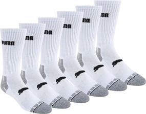 img 4 attached to 🧦 PUMA Men's 6-Pack Crew Socks for Enhanced SEO