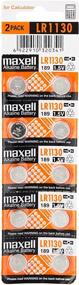 img 1 attached to 🔋 Maxell LR1130 Alkaline Battery 1.5V, 10 Pack - Long-lasting Power for Your Devices