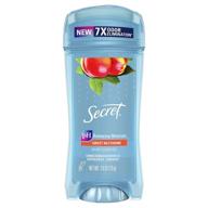 🌸 pack of 6 secret clear gel antiperspirant and deodorant, nectarine scent, 2.6 oz logo