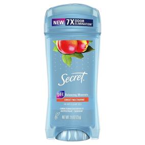 img 4 attached to 🌸 Pack of 6 Secret Clear Gel Antiperspirant and Deodorant, Nectarine Scent, 2.6 Oz