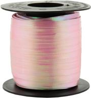 🎀 250 yard spool of uncrimped iridescent pink curling ribbon by berwick, 3/16-inch wide logo