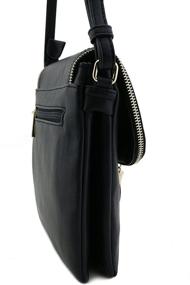 img 2 attached to Double Compartment Crossbody Tassel Accent Women's Handbags & Wallets