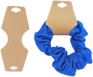 premium n'ice packaging: large 100-pcs 🎀 kraft necklace/earring display cards – self-adhesive foldovers logo