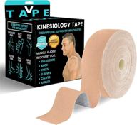 🏋️ vive kinesiology tape (105 feet) - ultimate therapeutic support for muscle and joint recovery - uncut kensio roll for shoulder, back, knee, elbow, and ankle pain relief - waterproof for sports performance логотип