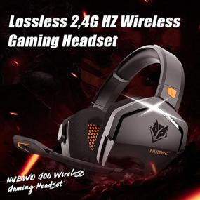 img 2 attached to Wireless Gaming Headset Headphones Ultra Low Latency