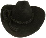 🤠 12 pieces mini black cowboy hat western wedding favors decoration, 4-inch - enhanced seo logo