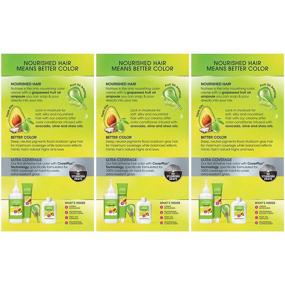 img 1 attached to 💆 Garnier Nutrisse Ultra Coverage Deep Soft Black Hair Color Creme - Pack of 3