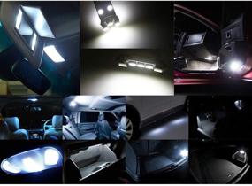 img 1 attached to X AUTOHAUX 21pcs Canbus White Car LED Light Interior Kit for BMW E46 Sedan Coupe M3 1999-2005 – Enhance Your Vehicle's Lighting