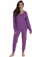 👚 followme women's thermal henley 6790 in red - lingerie, sleepwear & lounge clothing logo