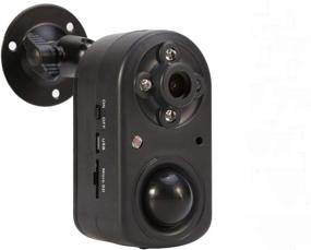 img 4 attached to 📷 Антивзломная камера безопасности eoqo 1080p: на батарейке, ночное видение, датчик движения, автономная система наблюдения для дома и офиса (черного цвета)