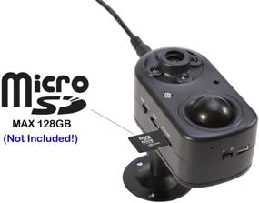 img 2 attached to 📷 Антивзломная камера безопасности eoqo 1080p: на батарейке, ночное видение, датчик движения, автономная система наблюдения для дома и офиса (черного цвета)