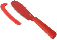 kuhn rikon colori нож для сэндвичей, 5.5 дюйма, 🔪 красный: яркое дополнение к набору кухонных ножей. логотип