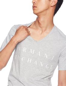 img 2 attached to Armani Exchange Cotton Shirt White Men's Clothing