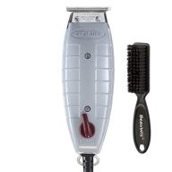 🔪 andis professional t-outliner gray gto model gto (04710) beard/hair trimmer with t-blade, including beauwis blade brush logo