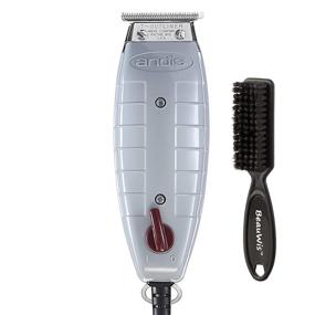 img 4 attached to 🔪 Andis Professional T-Outliner Gray GTO Model GTO (04710) Beard/Hair Trimmer with T-Blade, including BeauWis Blade Brush