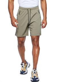 img 3 attached to 🏞️ Viodia Men's Hiking Cargo Shorts: Stretch, Quick-Dry & Lightweight Workout Shorts for Men with Pockets – Perfect for Fishing and Athletic Activities
