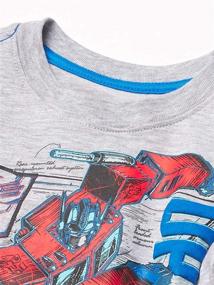 img 3 attached to 👦 Optimus Toddler Boys' Transformers Athleisure Bundle Set: Graphic Hoodie, T-Shirt, & Jogger Sweatpant