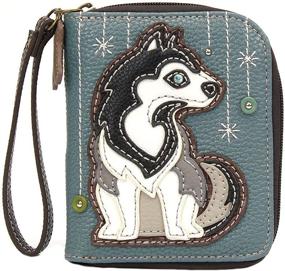 img 4 attached to CHALA Zipper Wallet Collection Yorkshire Women's Handbags & Wallets
