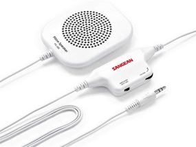 img 1 attached to Sangean PS-300 Pillow Speaker: Enhanced Audio Experience with In-line Volume Control and Amplifier (White)